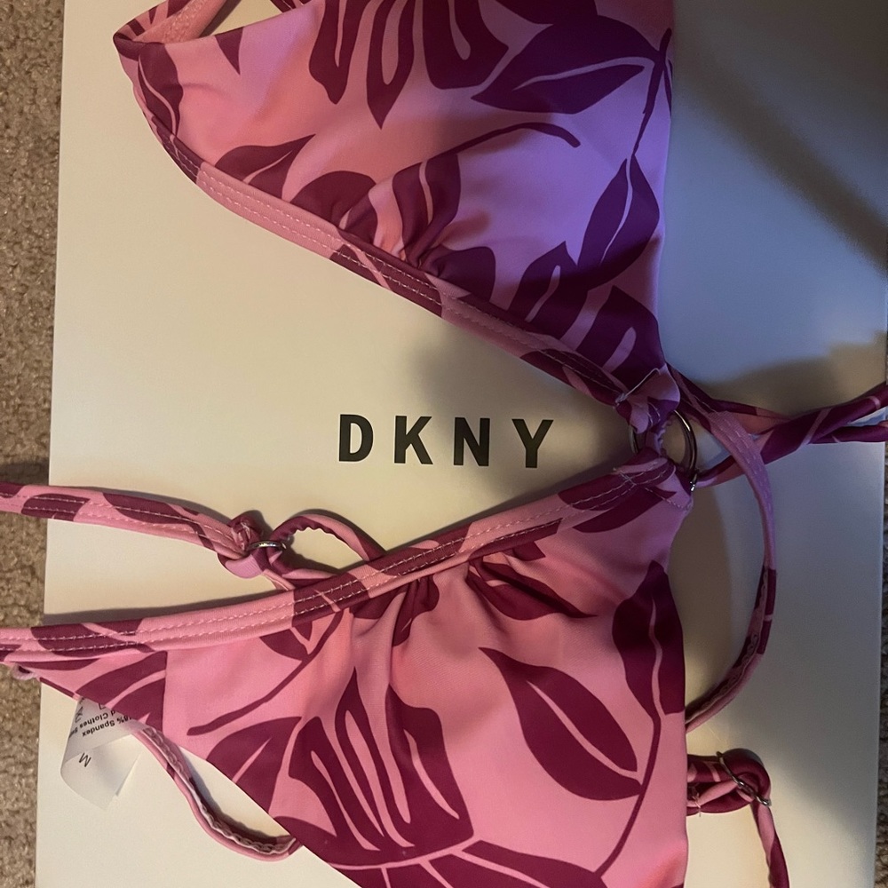 Floral bikini top